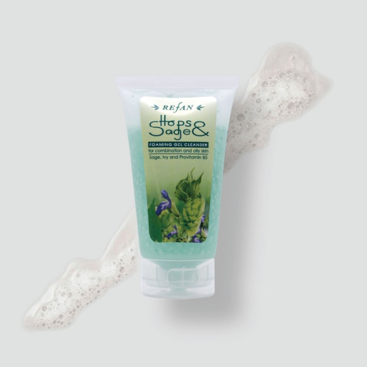 Refan Hops And Sage Foaming Gel Cleanser