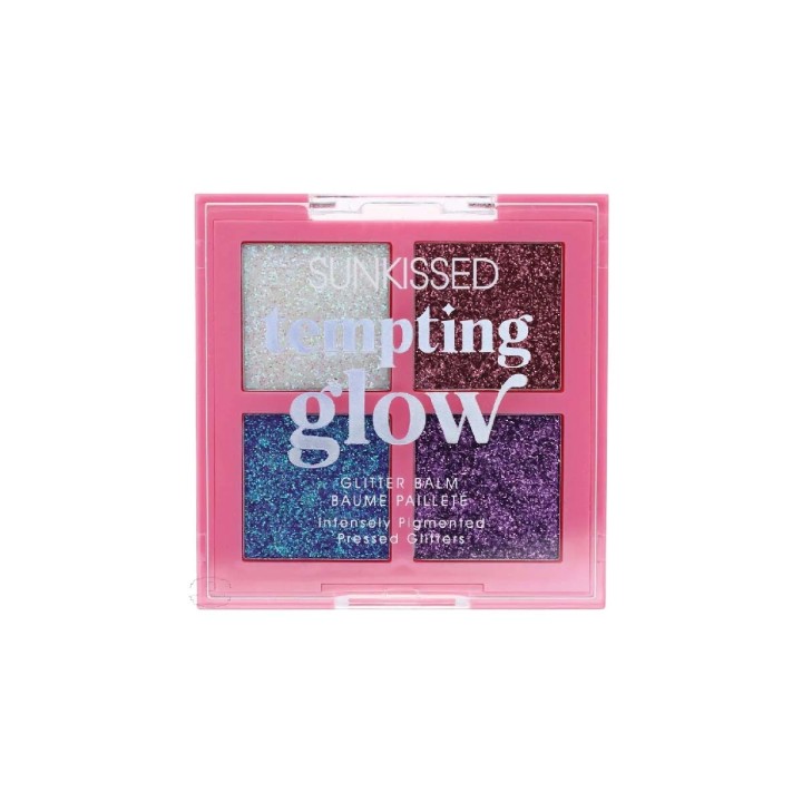 Sunkissed Tempting Glow Glitter Balm Eyeshadow Palette