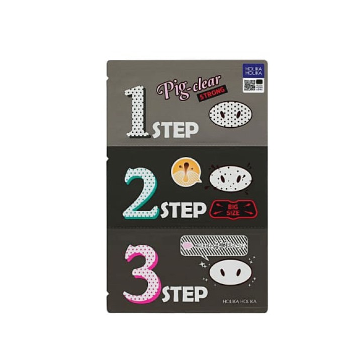 Holika Holika Pig Clear Black Head 3Step Kit Strong