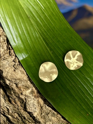 Curvy earrings - midi (Gold plated)