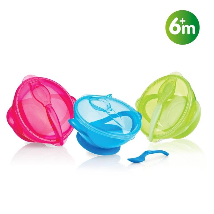 NUBY SUCTION BOWL WIITH SPOON 400ML