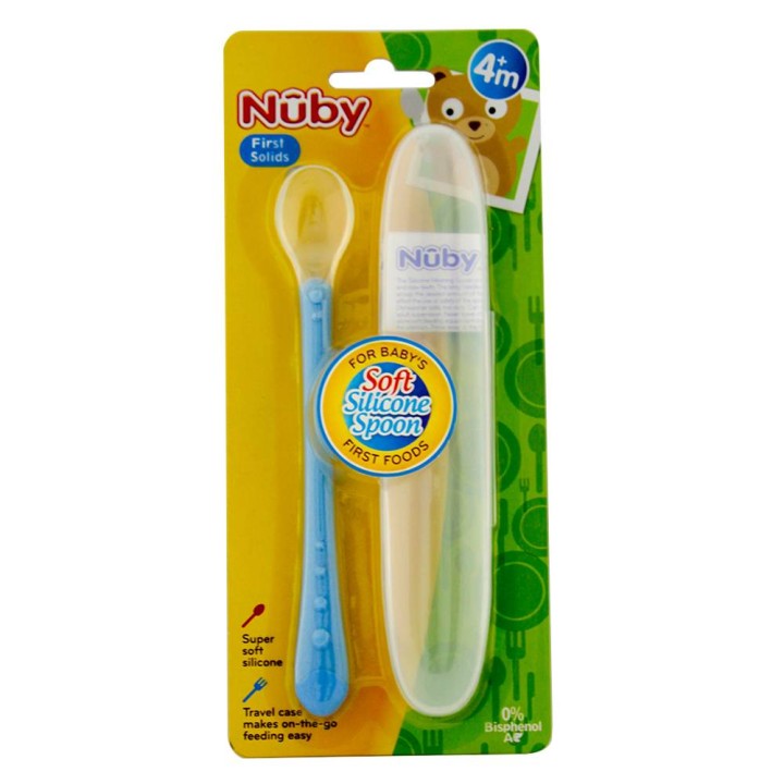 NUBY SOFT SILICONE SPOON 3m+