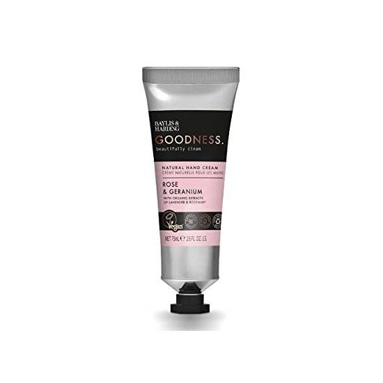 Baylis & Harding Goodness Natural Rose & Geranium Hand Cream 75ML