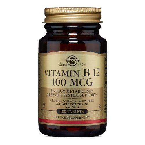 Solgar Vitamin B12 100mcg x 100 Tablets