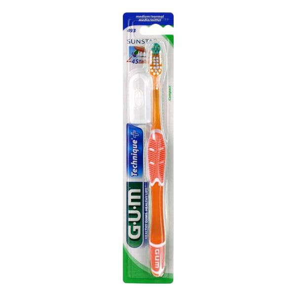 GUM TECHNIQUE+ TOOTHBRUSH MEDIUM 493