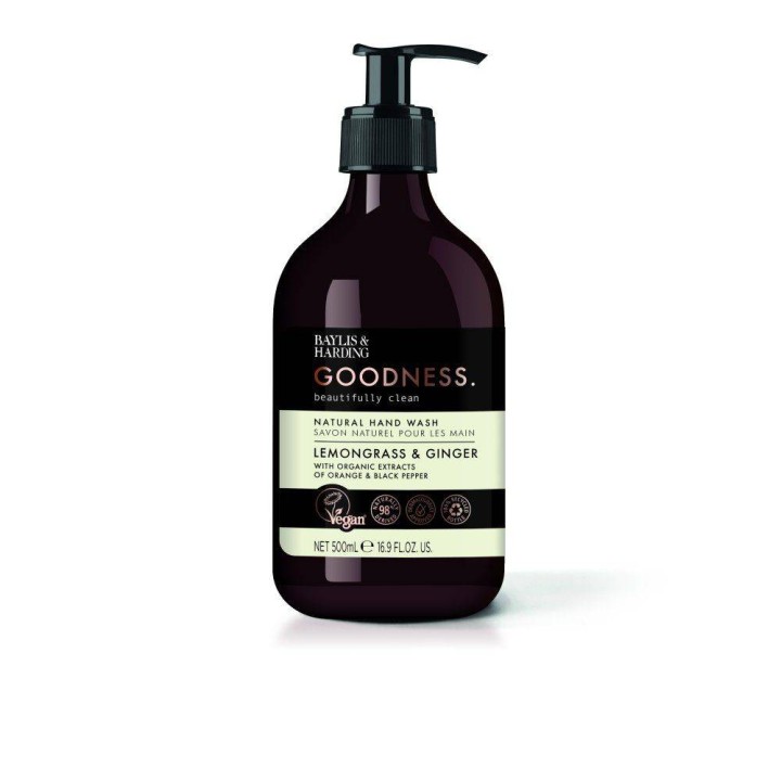 Baylis & Harding Goodness Natural Handwash Lemongrass & Ginger 500ml