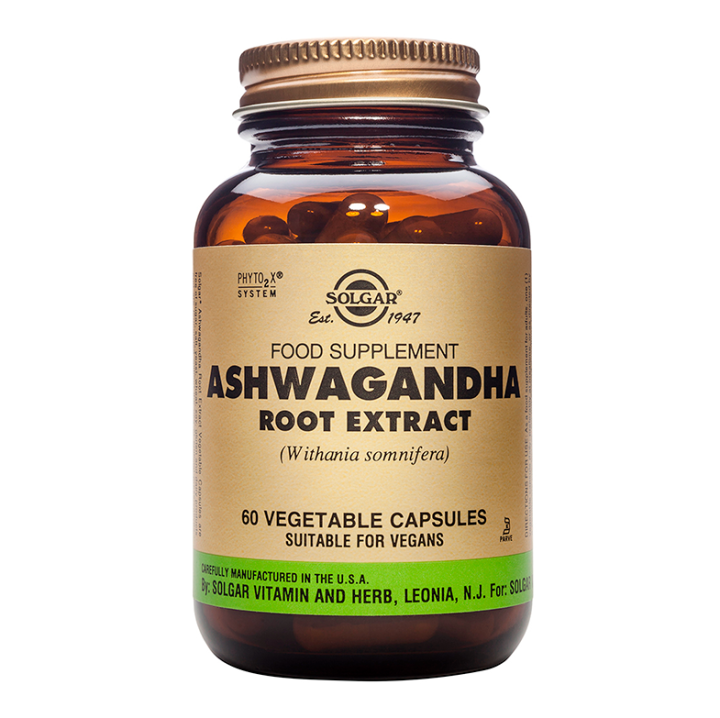 Solgar Ashwagandha Root Extract x 60 Vegetable Capsules