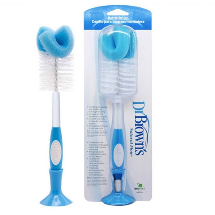 DR. BROWN'S NATURAL FLOW BOTTLE BRUSH BLUE