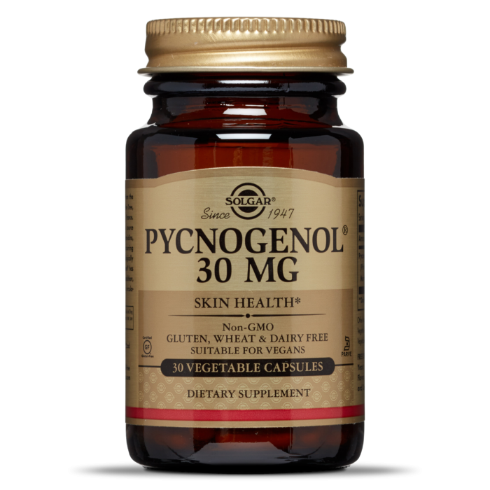 Solgar Pycnogenol 30mg x 30 Capsules - Antioxidant For Healthy Heart