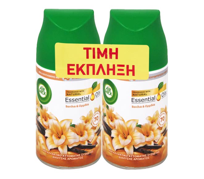 AIR WICK Freshmatic refill spray 2X250ml - Vanilla & Orchid