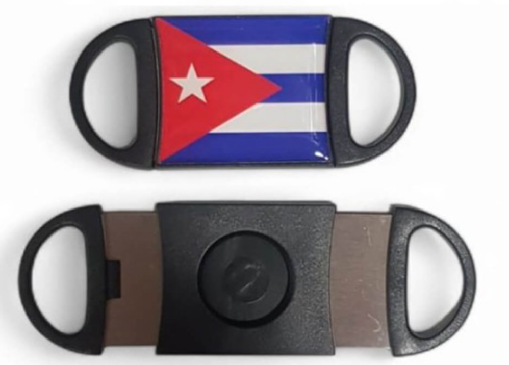 Cigar Cutter 64 ring with stop Cuban Flag