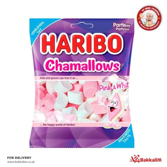 HARIBO CHAMALLOWS PINK AND WHITE 175GR