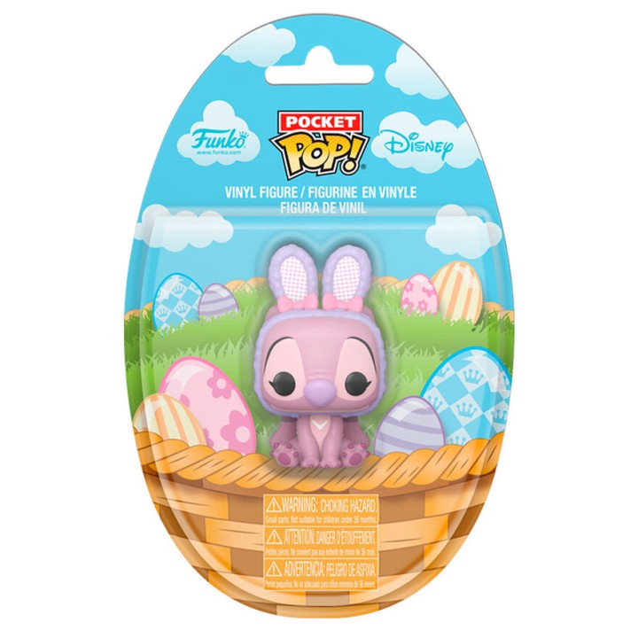 FUNKO POP POCKET EASTER EGG 2025 DISNEY LILO AND STITCH ANGEL BUNNY FIGURE