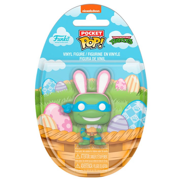 FUNKO POP POCKET EASTER EGG 2025 TEENAGE MUTANT NINJA TURTLES LEONARDO FIGURE