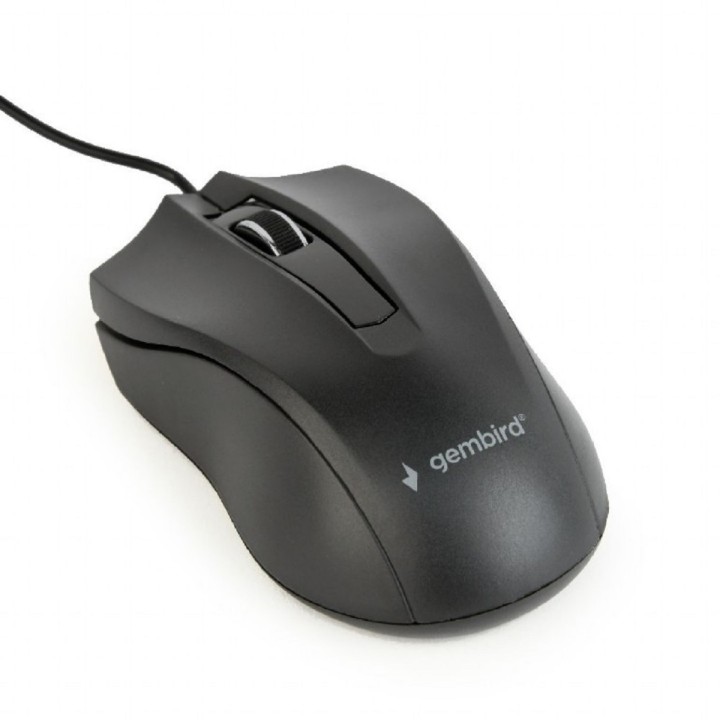 GEMBIRD WIRED OPTICAL MOUSE BLACK
