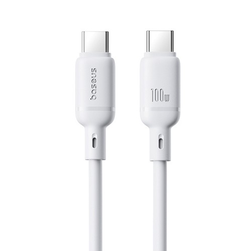 BASEUS TYPE C TO TYPE C CABLE 1M WHITE