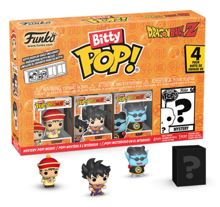 FUNKO POP! 4 PACK: BITTY POP DRAGONBALL Z FIGURES