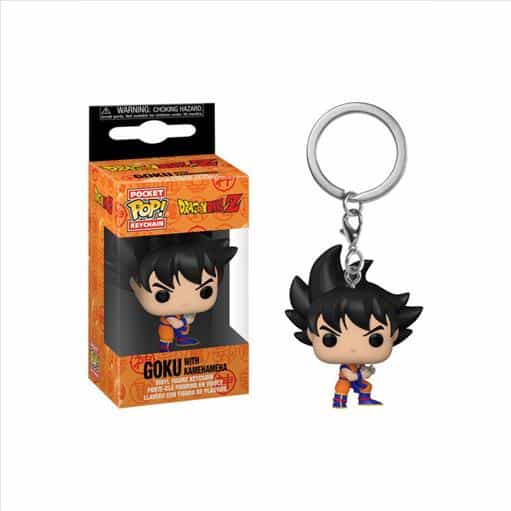 POCKET POP KEYCHAIN: DRAGONBALL Z GOKU WITH KAMEHAMEHA FIGURE KEYCHAIN