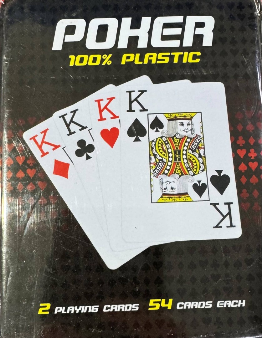 POKER 100 PLASTIC PLAYING CARDS