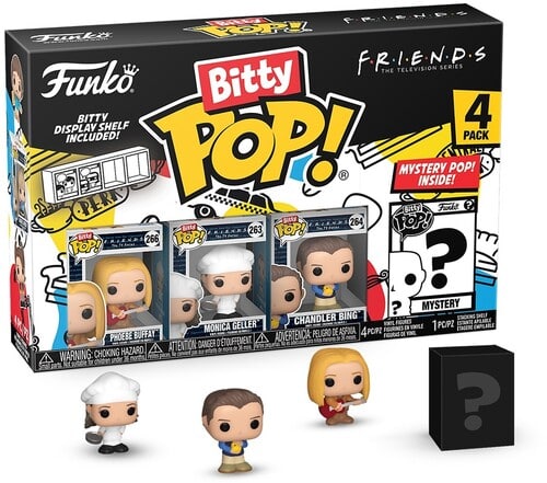 FUNKO POP! 4 PACK: BITTY POP FRIENDS 80s PHOEBE BUFFAY FIGURES