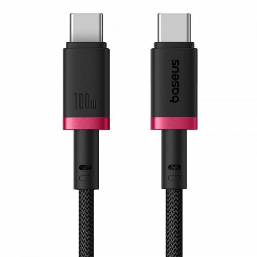 BASEUS TYPE C TO TYPE C CABLE 2M BLACK