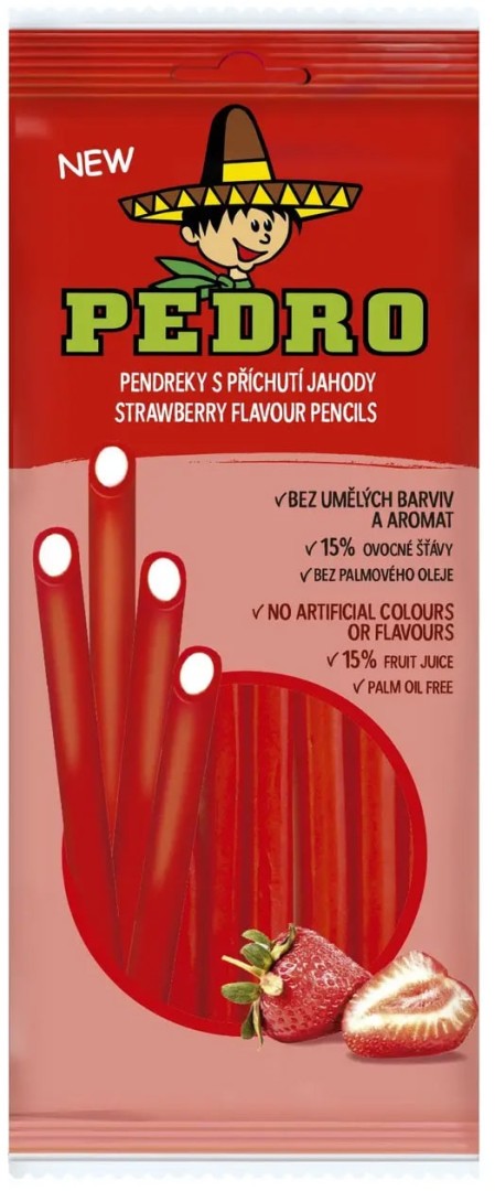 PEDRO STRAWBERRY PENCILS 80G