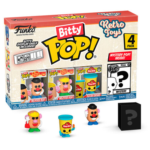 FUNKO POP! 4 PACK: BITTY POP RETRO TOYS MR POTATO HEAD FIGURES