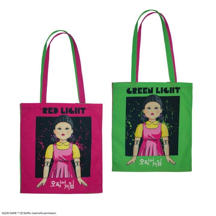 CINEREPLICAS TV SERIES SQUID GAME POLYESTER TOTE BAG