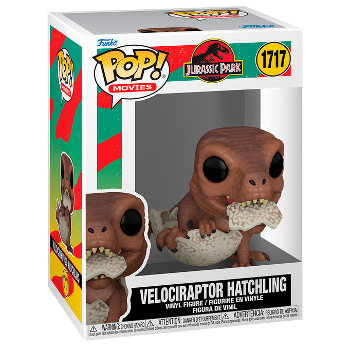 POP FUNKO! MOVIES: JURASSIC PARK VELOCIRAPTOR HATCHLING FIGURE