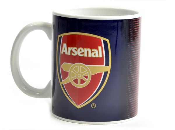 ARSENAL HALFTONE 11OZ BOXED MUG