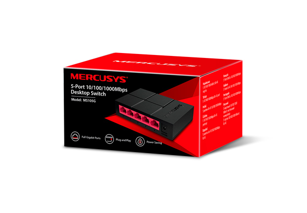 MERCUSYS 5-PORT GIGABIT DESKTOP SWITCH