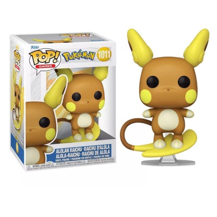 POP FUNKO! GAMES: POKEMON ALOLAN RAICHU FIGURE