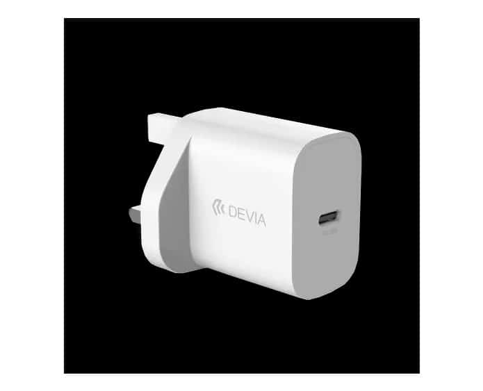 DEVIA WALL CHARGER 20W USB-C WHITE