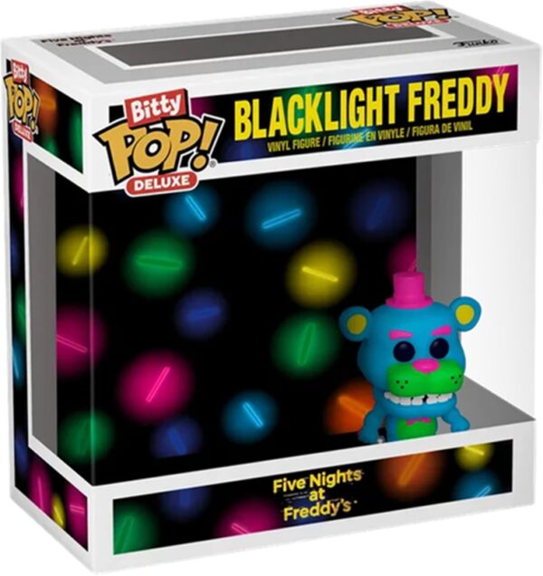 FUNKO BITTY POP DELUXE! FIVE NIGHTS AT FREDDYS BLACKLIGHT FREDDY FIGURE