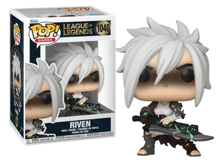 POP FUNKO! GAMES: LEAGUE OF LEGENDS RIVEN WITH BROKEN BLADE FIGURE