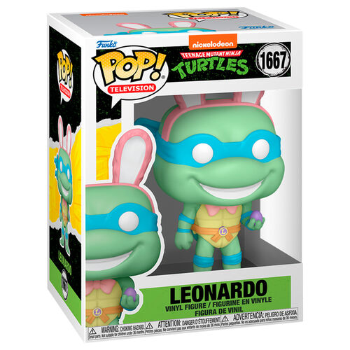 POP FUNKO! TELEVISION:TEENAGE MUTANT NINJA TURTLES EASTER LEONARDO FIGURE