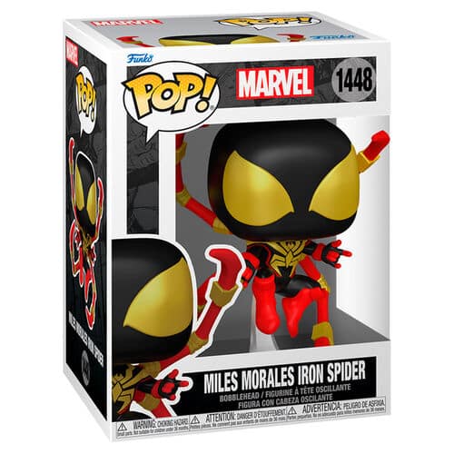POP FUNKO! MARVEL: SPIDERMAN MILES MORALES IRON SPIDER FIGURE