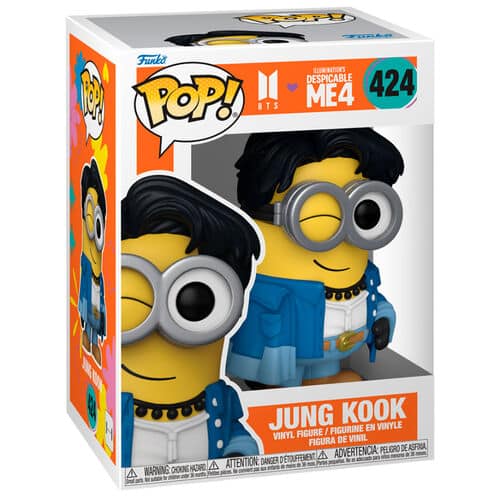 POP FUNKO! ROCKS: DESPICABLE ME 4 X BTS JUNG KOOK FIGURE