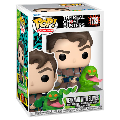 POP FUNKO! ANIMATION: THE REAL GHOSTBUSTERS VENKMAN WITH SLIMER FIGURE