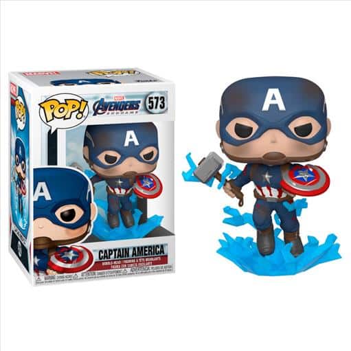 POP FUNKO!MARVEL AVENGERS: CAPTAIN AMERICA WITH BROKEN SHIELD FIGURE