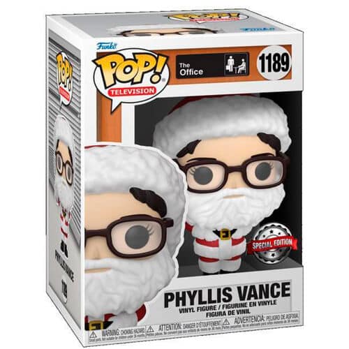 POP FUNKO! TELEVISION: THE OFFICE PHYLLIS VANCE AS SANTA SPECIAL EDITION FIGURE