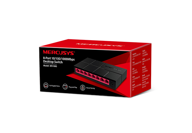 MERCUSYS 8 PORT GIGABIT DESKTOP SWITCH