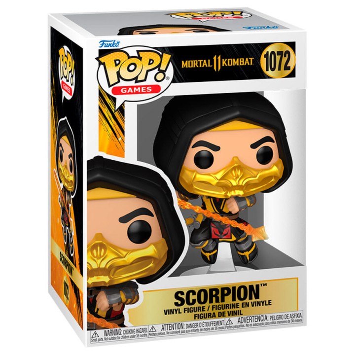 POP FUNKO! GAMES: MORTAL KOMBAT 11 SCORPION FIGURE