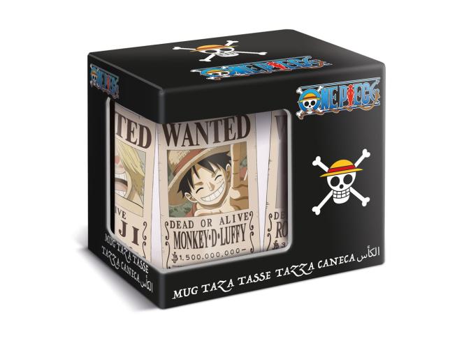 STOR ONE PIECE WANTED CERAMIC MUG 325ML
