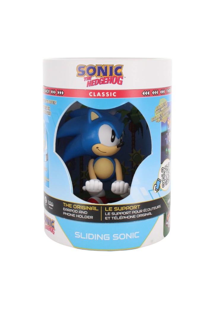 EXG CABLE GUYS SONIC THE HEDGEHOG SLIDING SONIC PHONE AND EARPOD HOLDER