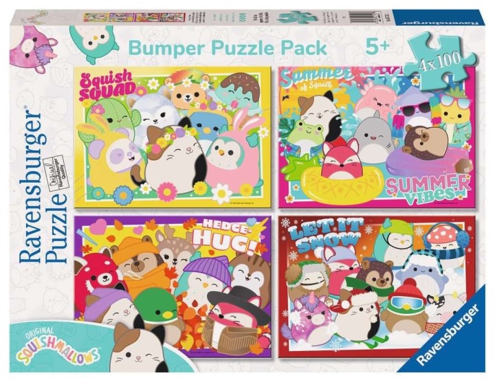 RAVENSBURGER PUZZLE SQUISHMALLOWS 4 X 100 PCS