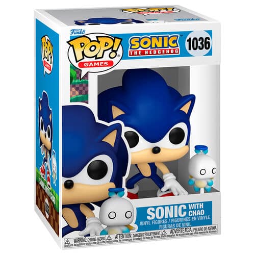 POP FUNKO! GAMES: SONIC THE HEDGEHOG WITH HERO CHAO FIGURE