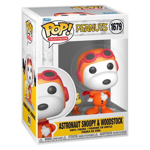 POP FUNKO! TELEVISION: PEANUTS ASTRONAUT SNOOPY AND WOODSTOCK FIGURE