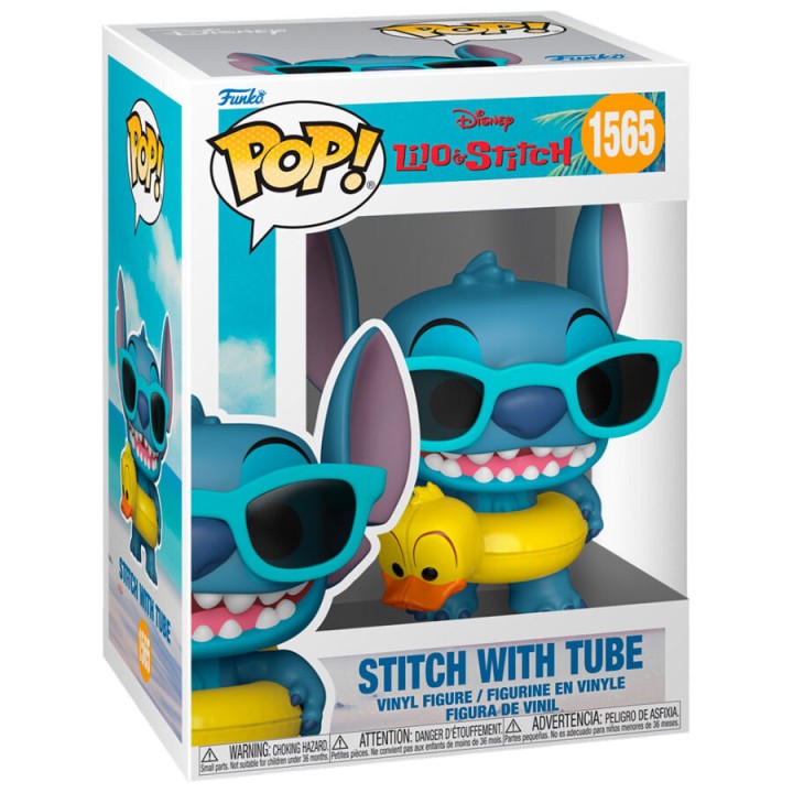 POP FUNKO! DISNEY: LILO AND STITCH STITCH WITH TUBE FIGURE