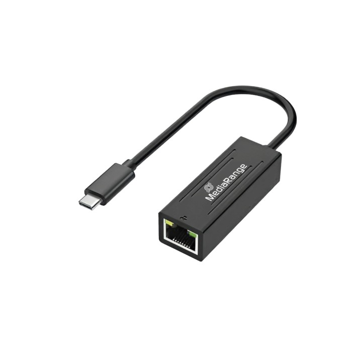 MEDIARANGE USB TYPE C TO ETHERNET RJ45 ADAPTER